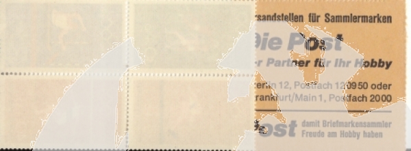 BRD MH 0017 ** - 1972 - Reklame "Postgebühren"